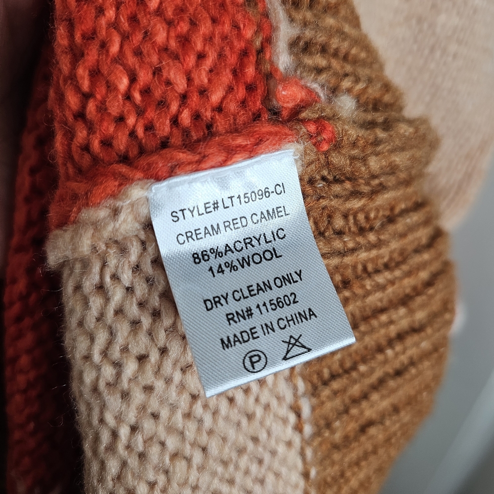 Lush Colorblock Cardigan - Picture 8 of 10